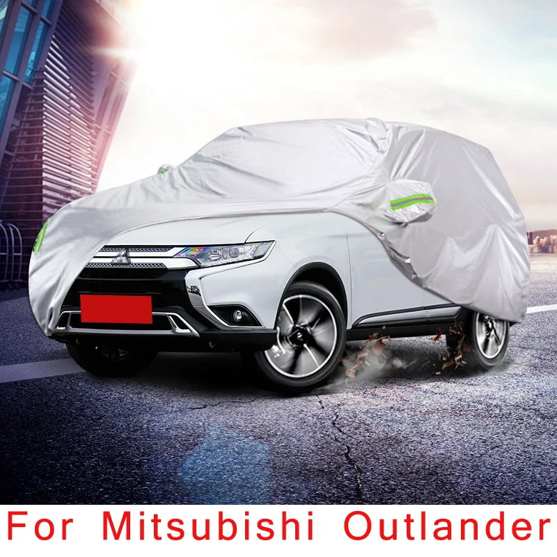 Full Car Covers Outdoor Sun UV Protection Dust Rain Snow Oxford cloth Protective For Mitsubishi Outlander 2016 2020 Accessories