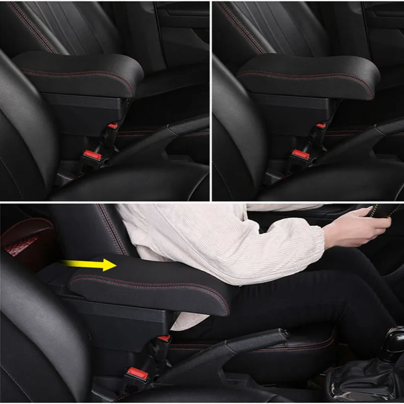 For Suzuki baleno Armrest 2017 2018 2019 Retrofit parts Car special Armrest box Center Storage box car accessories Interior 3USB