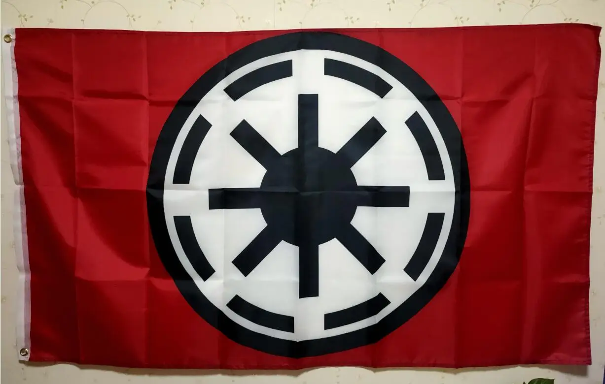 The Galactic Roundel Emblem Republic Insignia Unity Flag 3x5ft 100D Polyester Banner