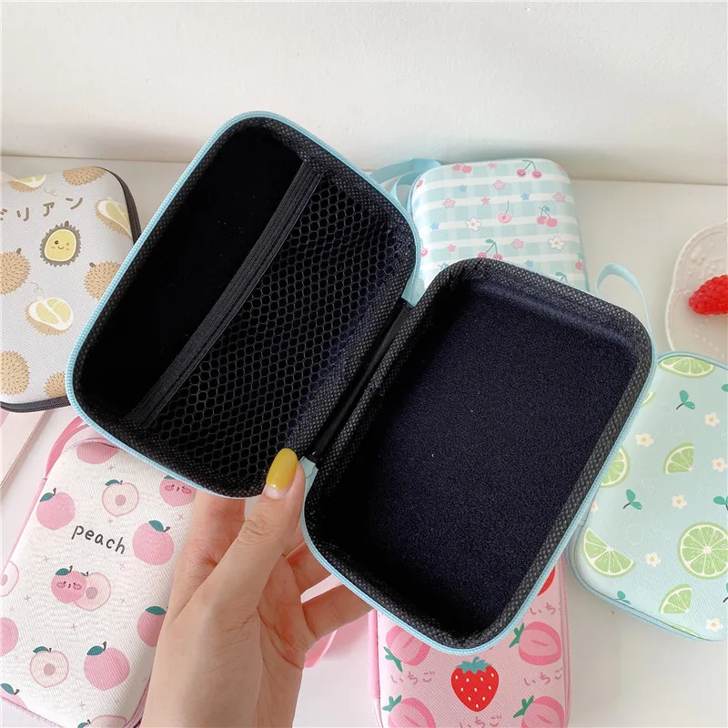 Custodia per custodia per auricolari leopardo di moda per auricolari accessori per cuffie per Airpods chiave moneta da viaggio SD Card cavo USB