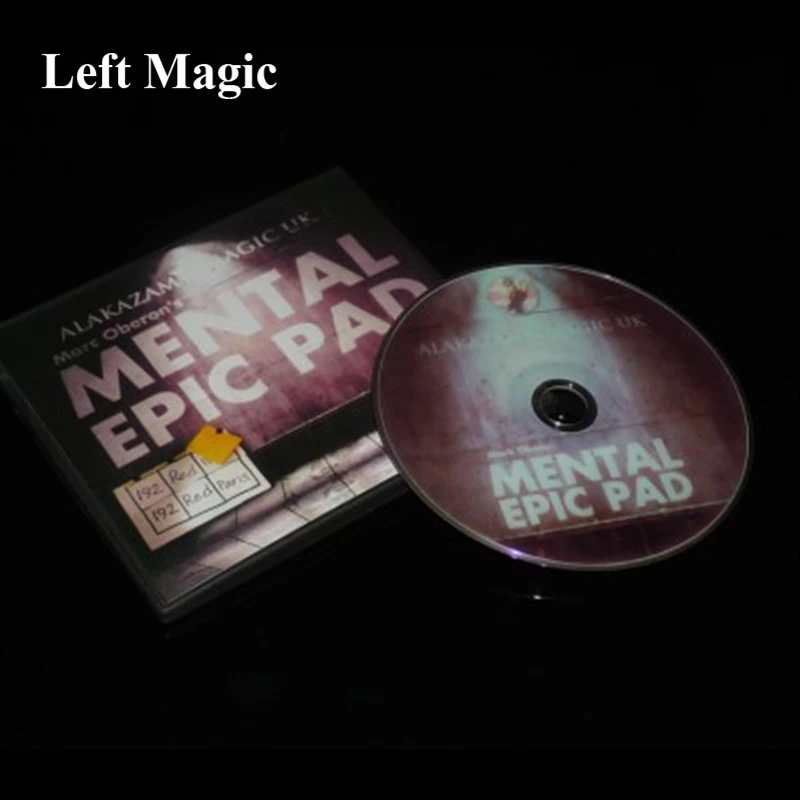 

Mental Epic Pad (Gimmick + DVD) Magic Tricks Prediction Magie Close Up Props Mentalism Comedy Classic toys