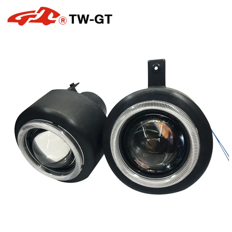 TW-GT Auto Car-Styling driving light HD 2.5 Bi-xenon high-definition spotlight lens fit for Hyundai Tucson match h8/h9/h11 bulbs