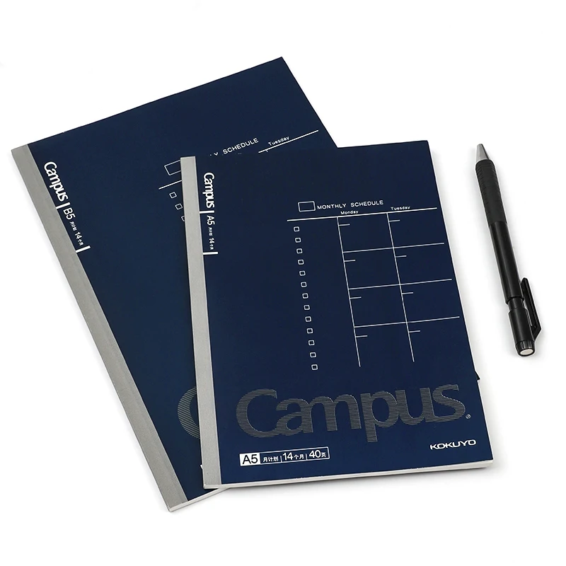 Kokuyo Campus Self-filling Handbook WCN-CNB1410MF A5/B5 Multi-function Student Study Schedule Notebook