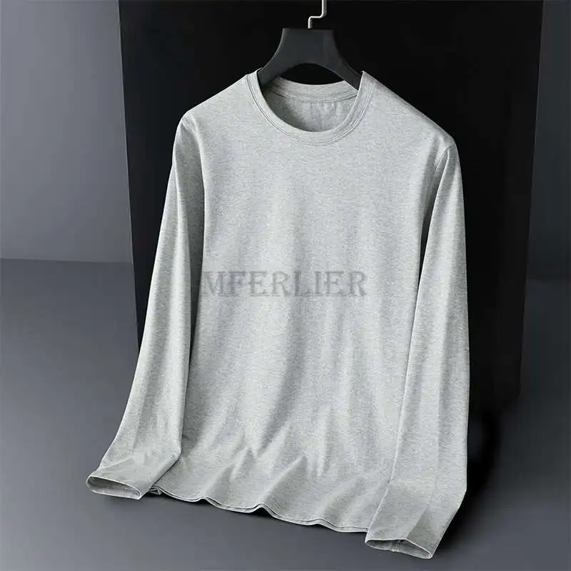 summer spring men t-shirt long sleeve cotton tops large size 8XL 135kg big sales home tees oversize loose tshirt underwear