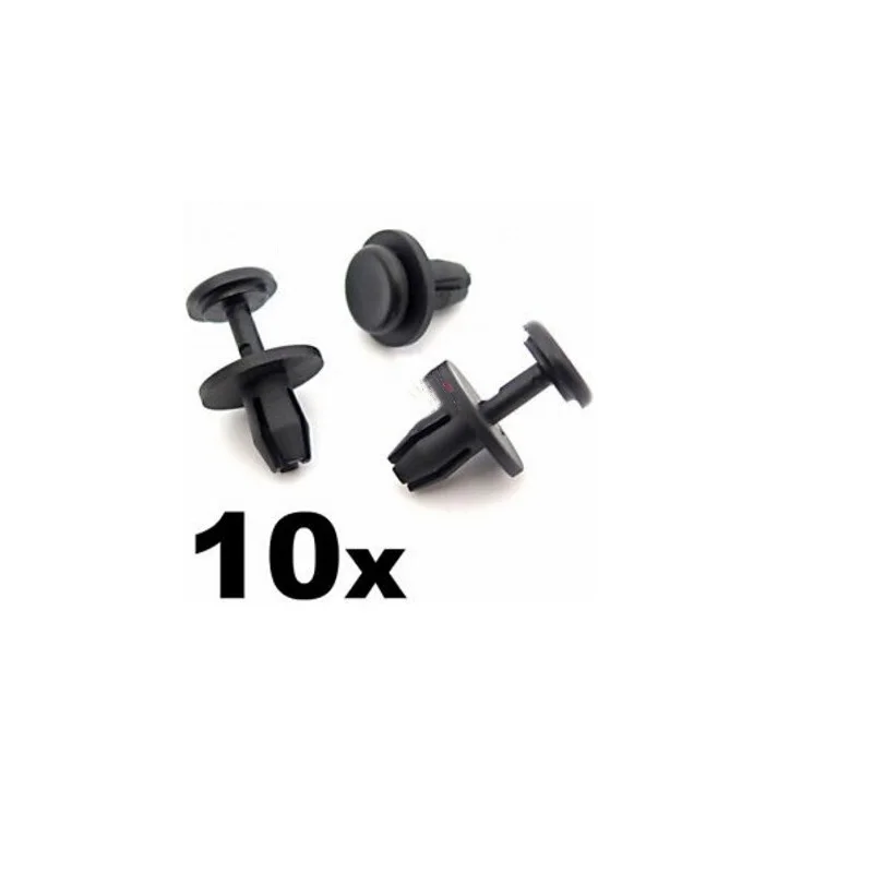 10x For Citroen 8mm Plastic Rivets- Wheel Arch Inner Liner Clips, For Splashguard Clips