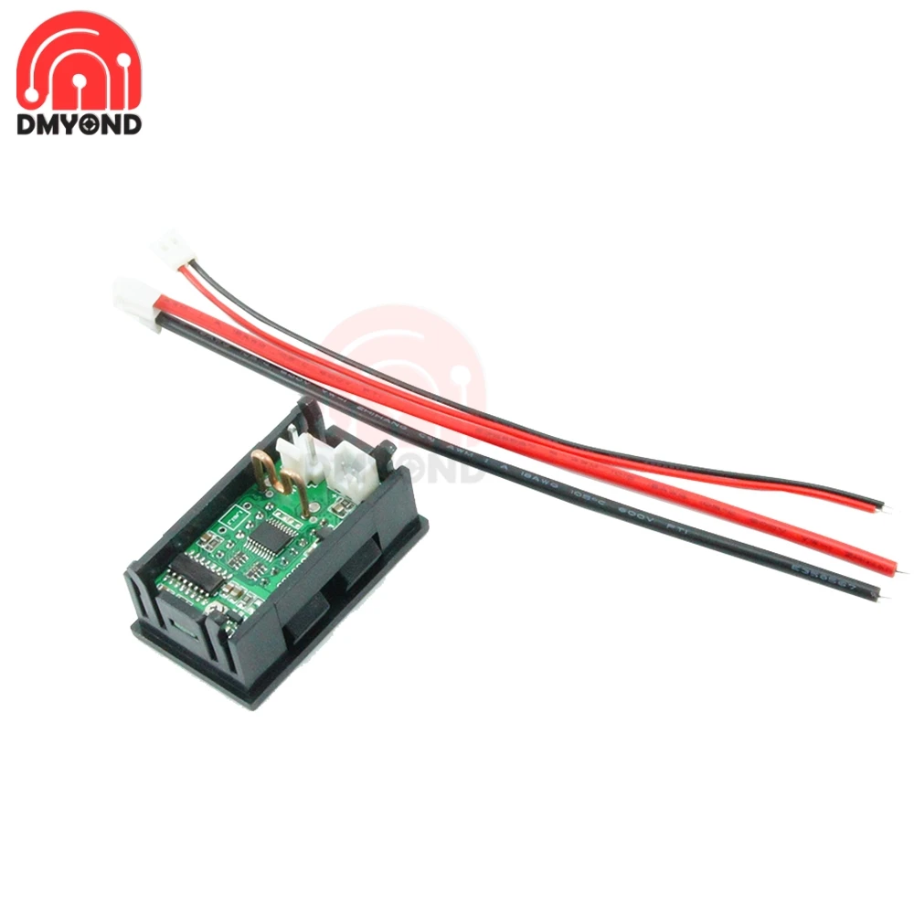 Imagem -02 - Mini Amperímetro Digital com Display Led Built-in Shunt Detector Amp Medidor de Corrente Tester Detector 036 Dígitos Dc12v 0- 30a 5ma 50ma 03.0000a