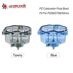 Alconstar-PZ Carburetor Transparent Carburettor Bottom Float Bowl Plastic Shell Oil Cup for PZ26/27/30/32 CG125 CG175 CG200CG250