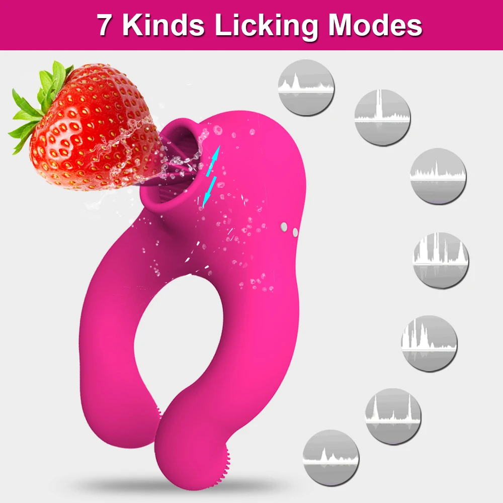 Penis Cock Ring Vibrator For Women Clit Sucker Clitoral Stimulator Sex Delay Ejaculation Dick Enlarger Ring Toys For Men Couples