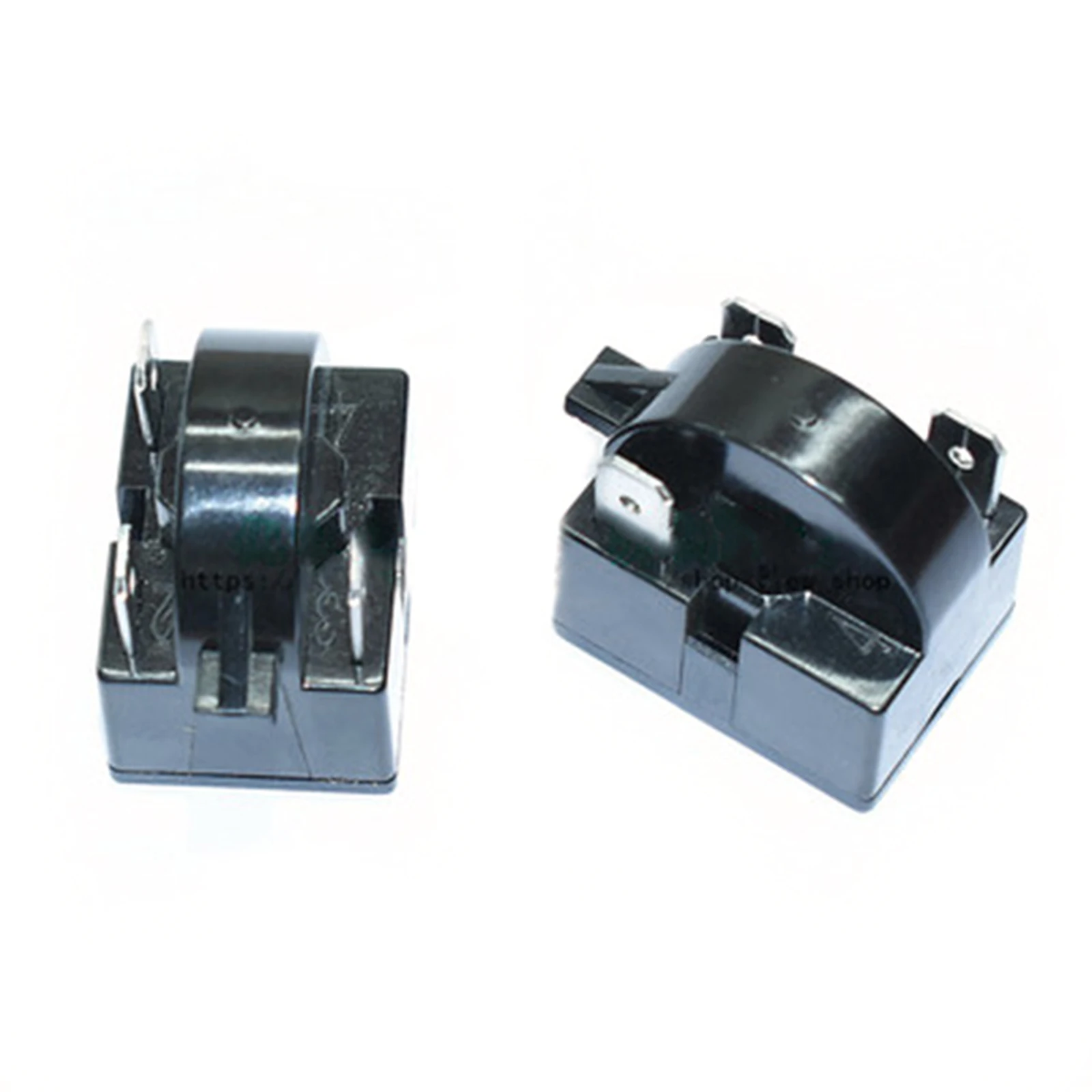 Universal Compressor Relay Starter for QP2-15 QP2-12 Type Three Inserts 15 Ohm black Refrigerator Compressor Relay Starter