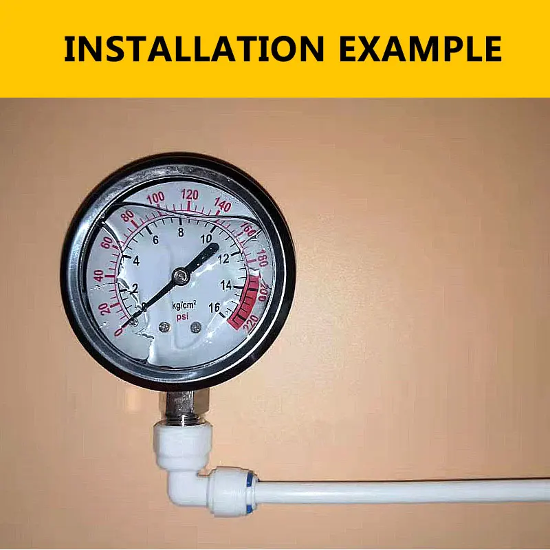 1/4" Internal thread to 1/4" Tube Elbow with Silicone ring 2544N joint Water Fitting diameter 12MM Quick White fast connection