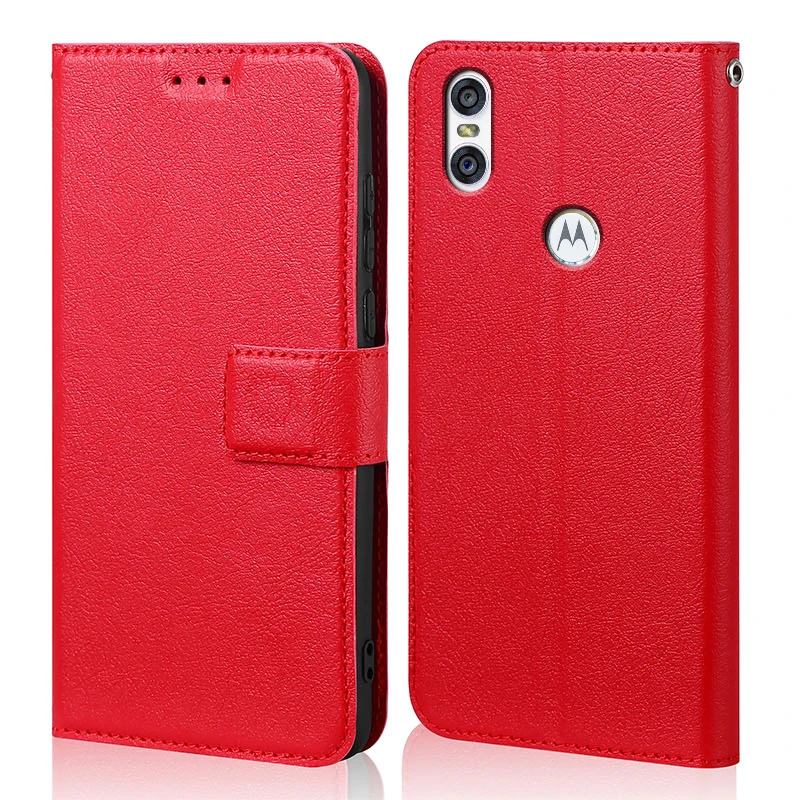 For Motorola One Case Wallet Leather Phone Case for Motorola MOTO P30 Play Case Flip Cover Back Bag