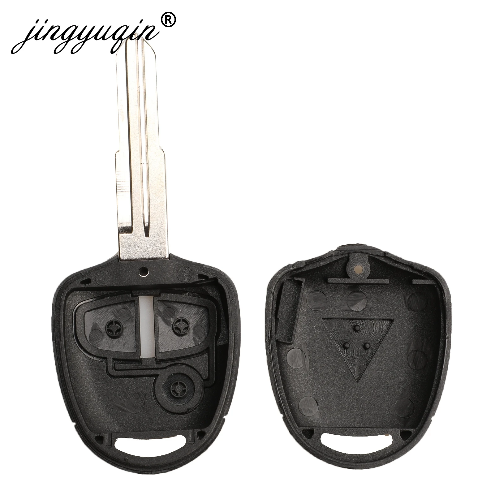 Jingyuqin 2/3 pulsanti portachiavi a distanza per auto per Mitsubishi Lancer EX Evolution Grandis Outlander key Shell MIT8/MIT11 Blade