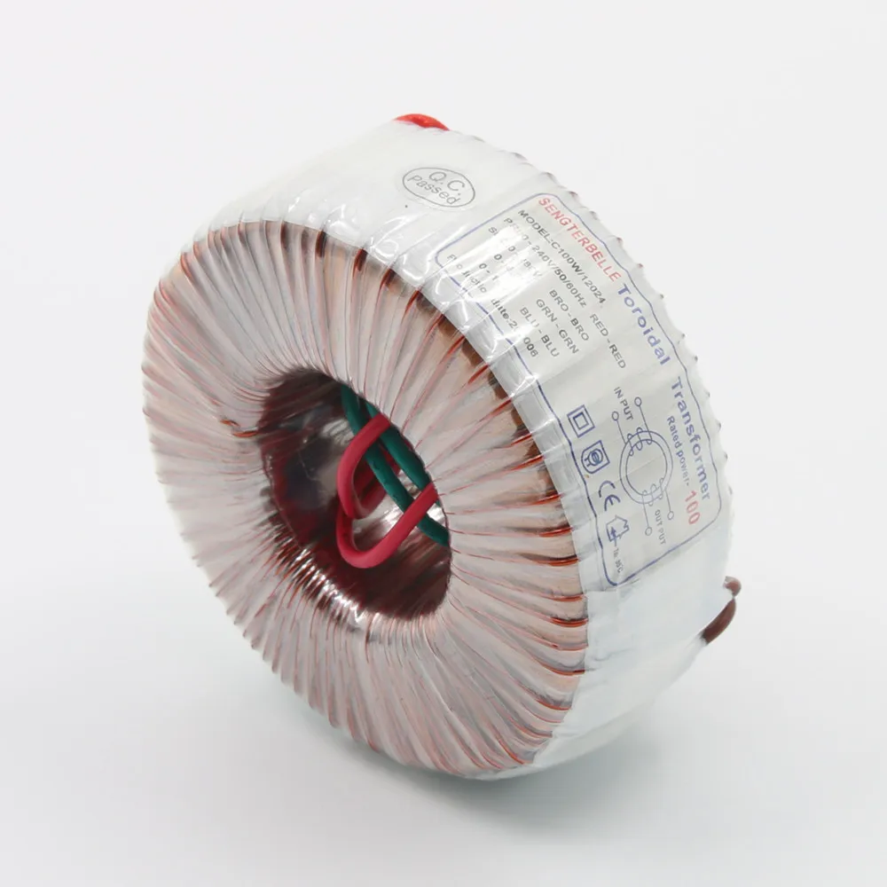 AMPLIFICADOR DE POTENCIA DE TUBO de alta calidad, transformador de potencia de Audio de 100W, 280V + 6,3 V + 14V, transformador Toroidal