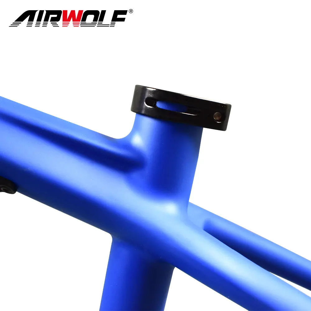 AIRWOLF-Carbon Mountain Bicycle Frame for Kids, T800 Toray, MTB Frameset, Quick Release, 26 in, 14 in, 135*9mm