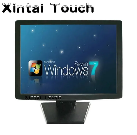 Xintai 18.5 inch LCD Touch Screen desktop Monitor with 4 wires resistive touch display