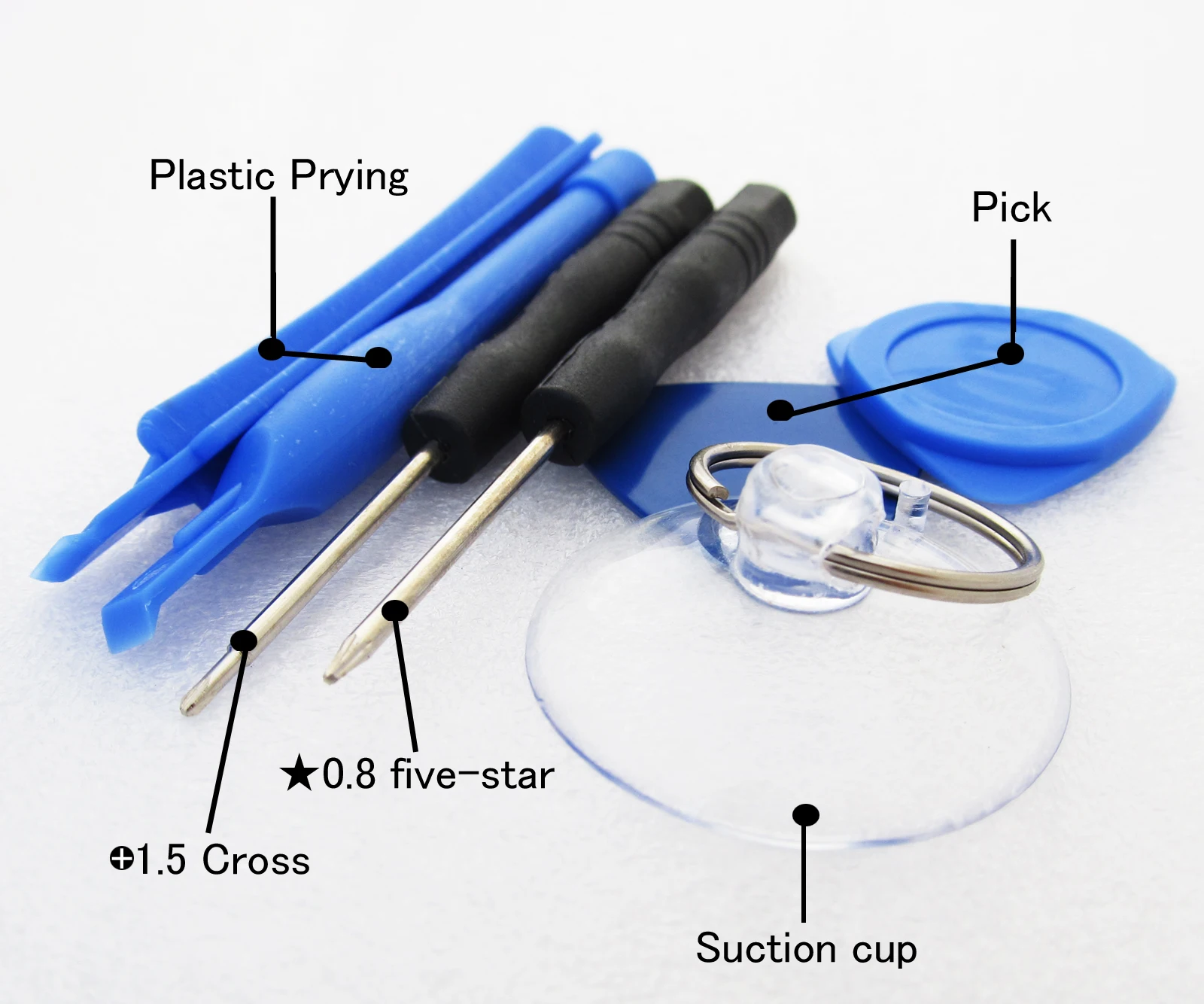 1 set Repair Opening Pry Tools 7 in 1 Pentalobe Screwdriver for Apple iPhone