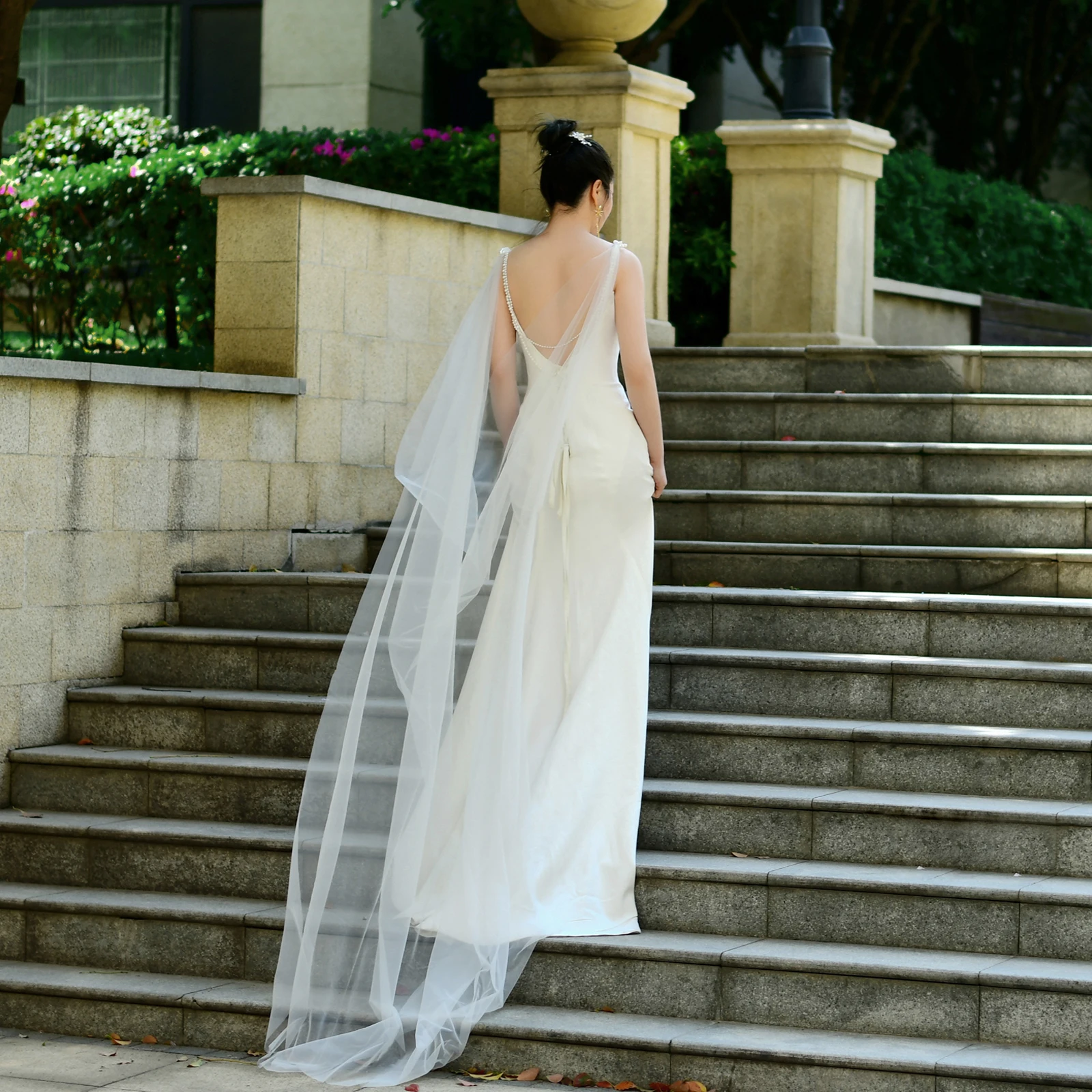 Manteau de mariage fait à la main pour femmes, châles et enveloppes élégants, châle de mariée en Tulle avec strass, robe de mariée, accessoires de mariage