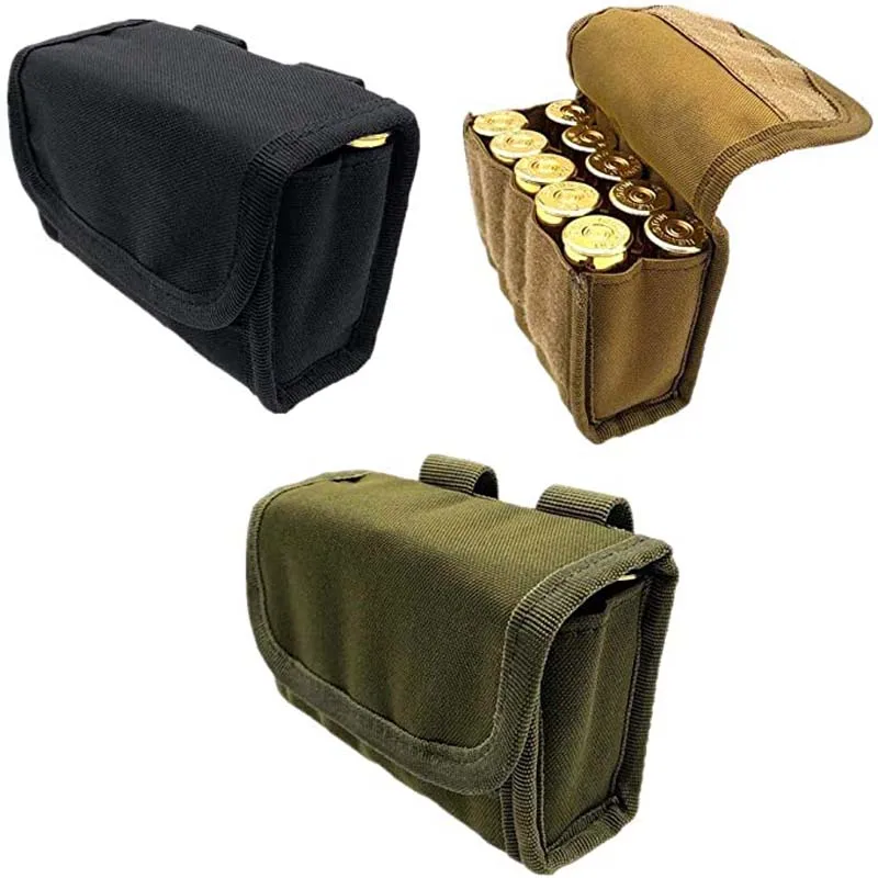 Sacs de munitions de chasse Molle 25 ronds 12 GA 12 Gauge Coquillages