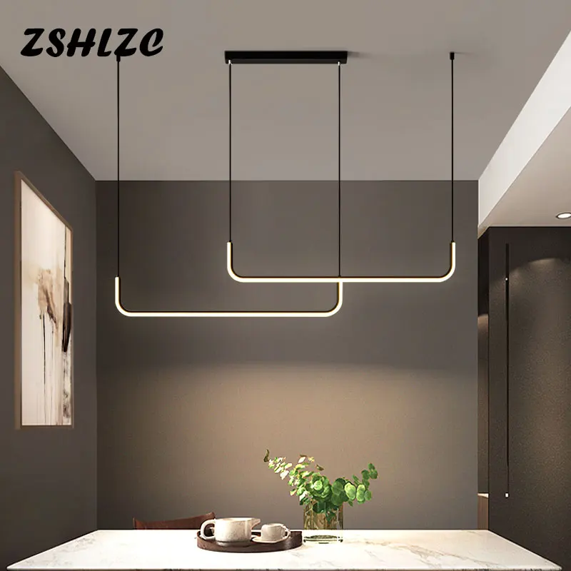 

Simple Modern Led Pendant Light 150cm 120cm Chandelier Pendant Lamp for Dining room Kitchen Living room Haning Lighting Fixture