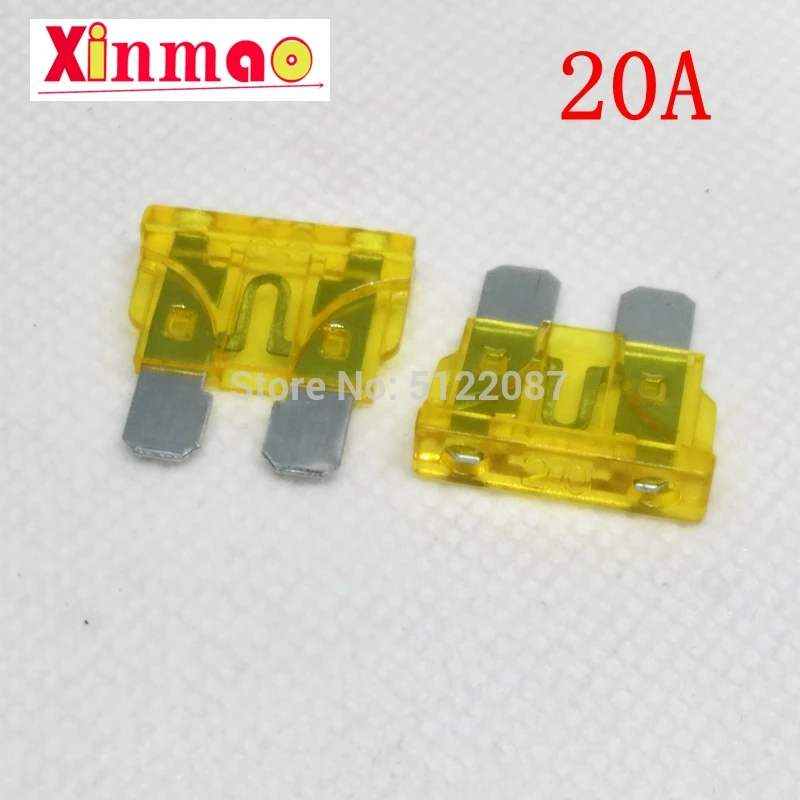 30Pcs Standard Auto Blade Fuse for Car 5 10 15 20 25 30 AMP Car Fuse Auto Fuse White Yellow Red Blue Orange Green