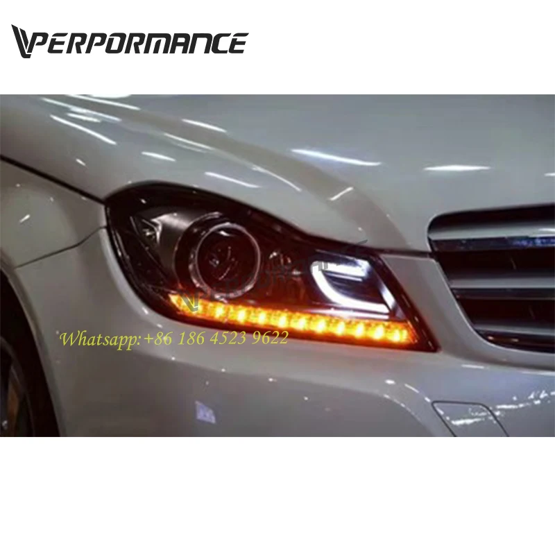 head lamp for w204 c class  c180 c260 c300 w204 headlight 2012-2014y front led