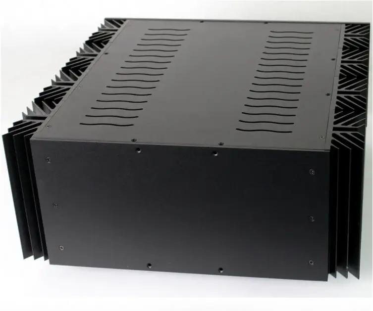 CJ155 nero Pieno telaio in alluminio amplificatore/Classe A caso amplificatore/AMP box/case/box FAI DA TE