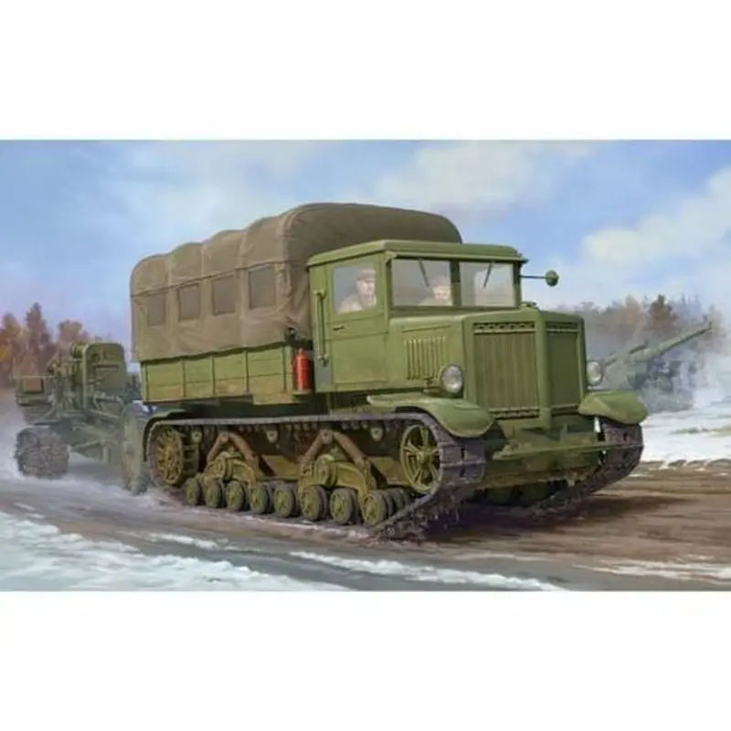 Trumpeter 01573 1/35 Russian Voroshilovets Tractor - Scale Model Kit