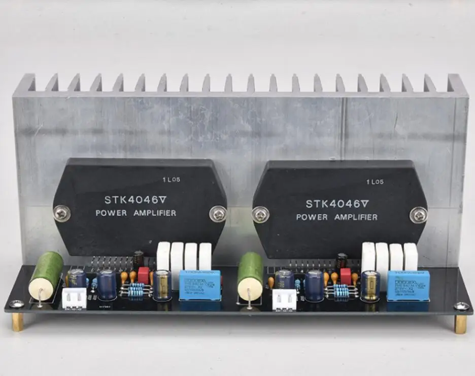 

New STK4046V 120WX2@8Ω HIFI finished amplifier board with heatsink