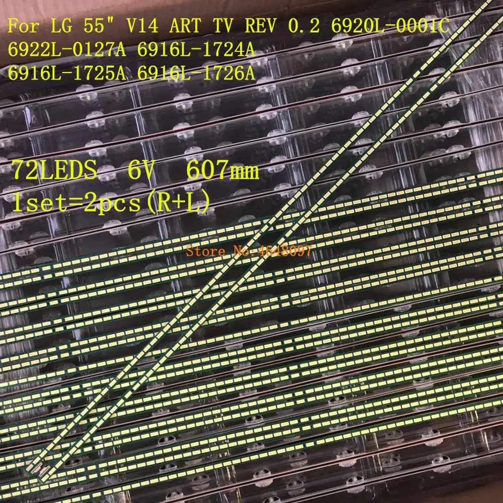 tira conduzida luz de fundo para lg 55ub850v 55ub8200 55ub8500 55ub830v 55ub8250 55ub820v 6922l0127a 6916l1724a 6916l1725a 6916l1726a 01