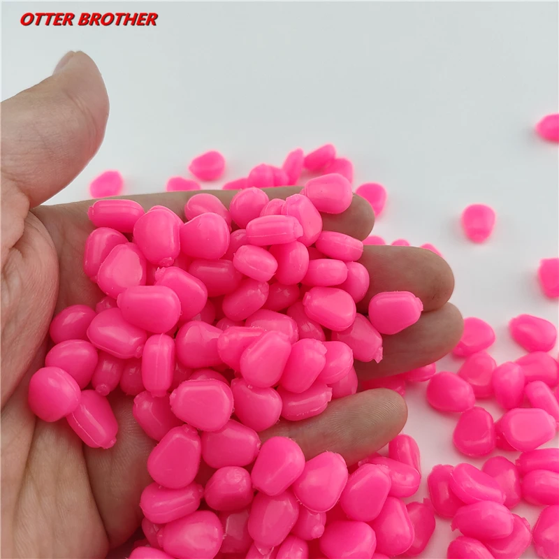 50pcs/lot Colored Pop Up Carp Fishing Boilies Flavoured Grass Carp Bait 0.4g/pcs Floating Corn Soft Pellet Lure Creamy Corn