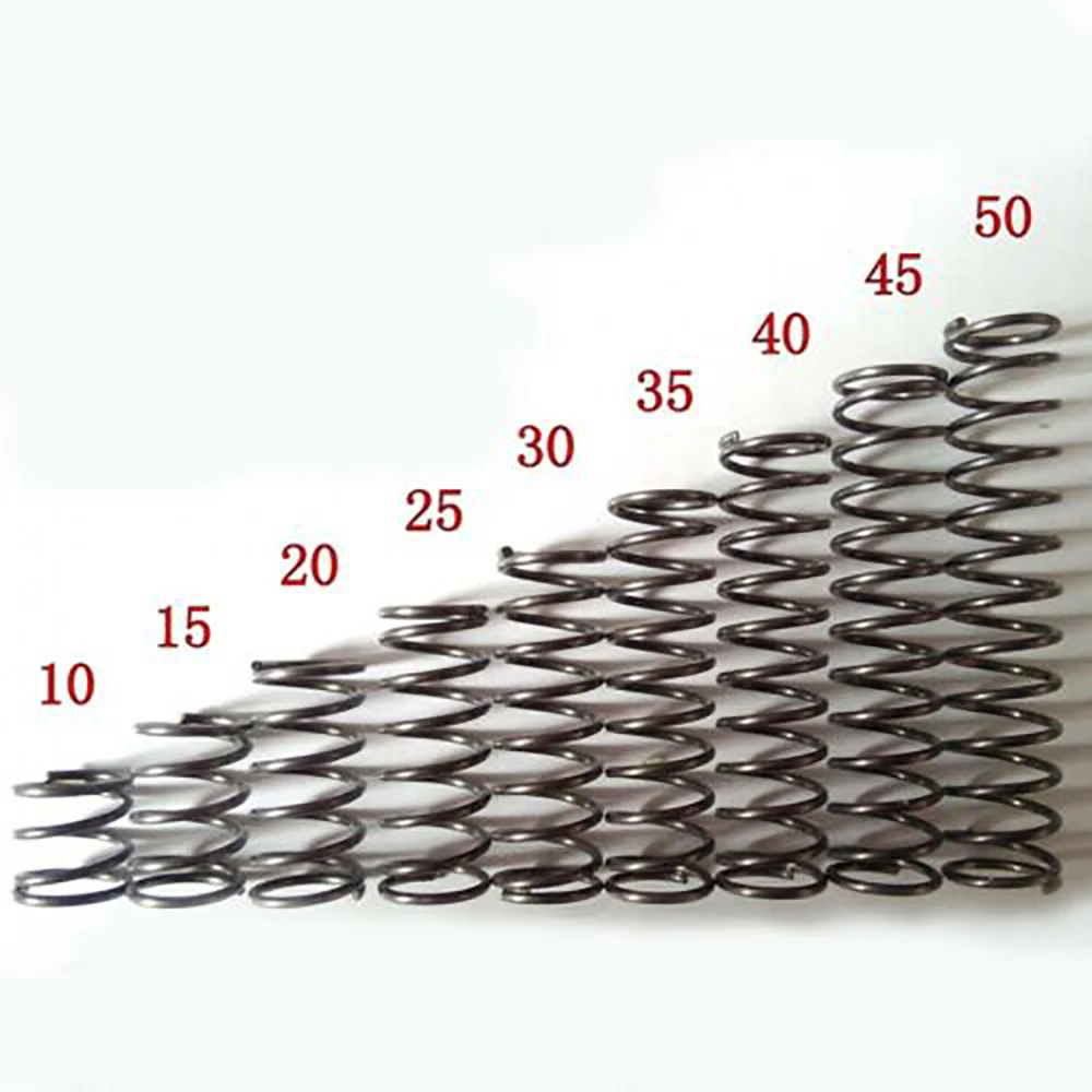 10pcs di Compressione In Acciaio Molla di Pressione Diametro del Filo 1.4mm Scegli Il Tuo Size