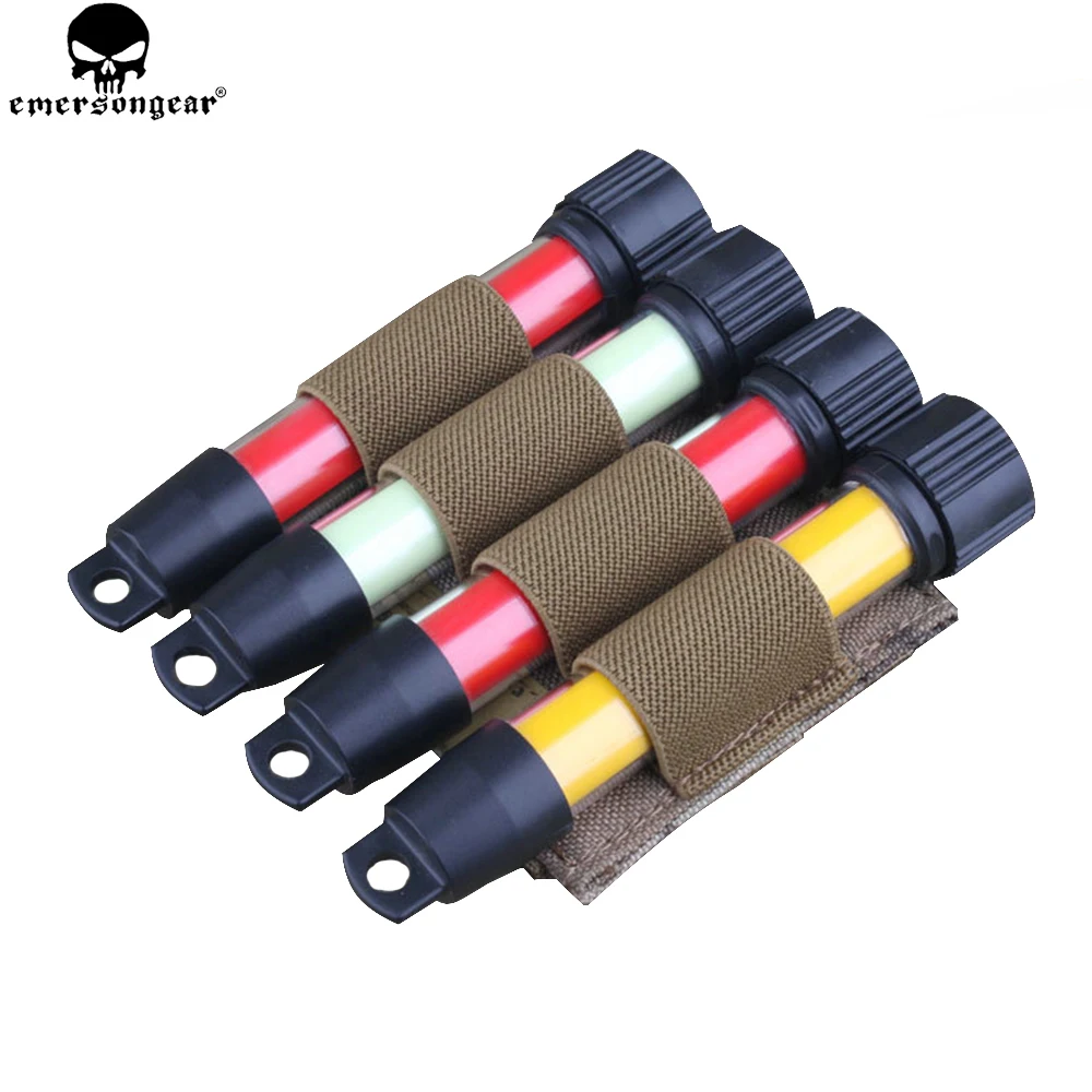 EMERSON Electronic Glow Stick Pouch B Modle Airsoft Hunting Tactical Molle Pouch for Light stick