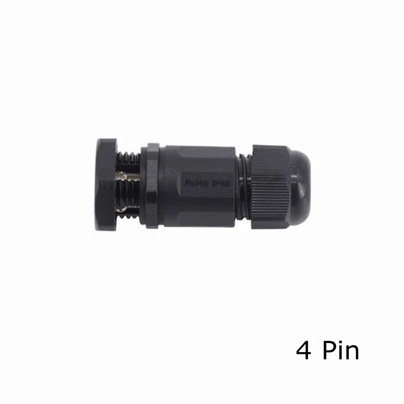 في الهواء الطلق M16 موصل مقاوم للمياه التوصيل المقبس IP68 2/3/4Pin الكهربائية المسمار نوع موصلات كابل الطاقة 380 فولت 15A 2-8.5 مللي متر