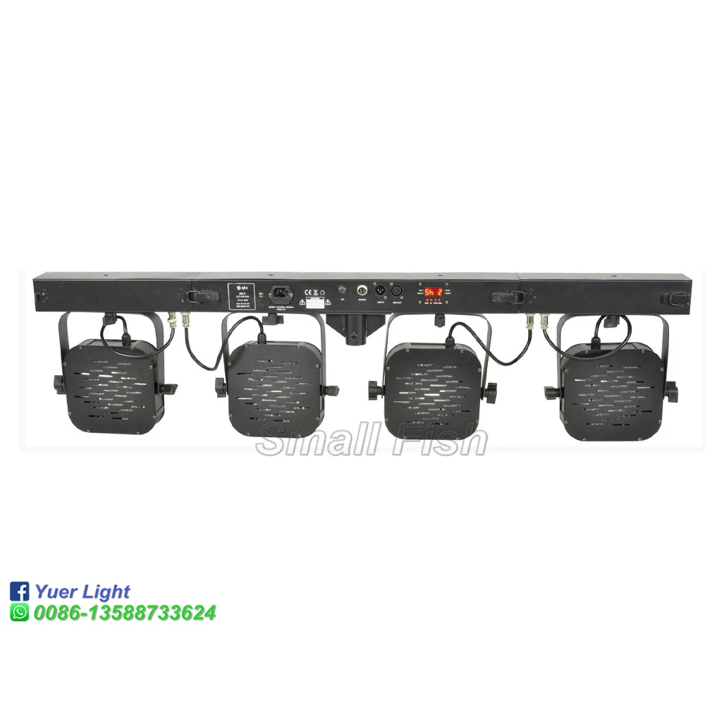 LED Par Kits 7X10W RGBW 4IN1 LED Flat Par Light With Light Stand And Foot Controller Dj Equipments For Stage Light Party Wedding