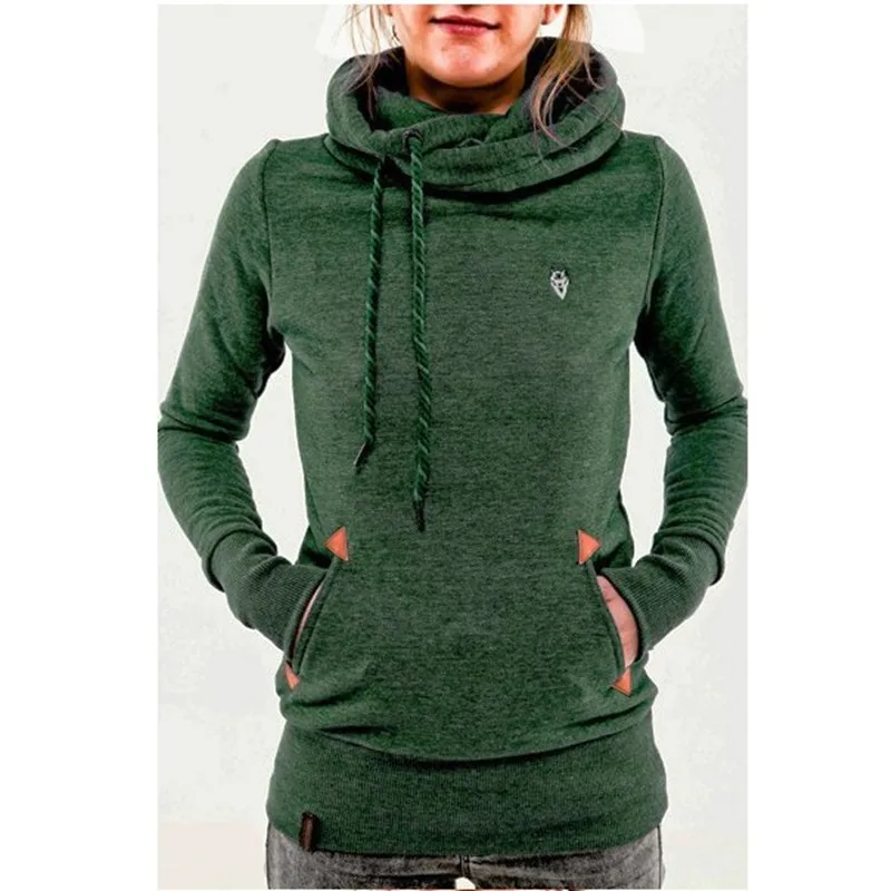Langarm-Hoodie mit Stickerei und Tasche Modischer Trend Herbstkleidung für Freizeitkleidung – Detail 4