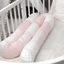 Parachoques de empalme para cama de bebé recién nacido, almohada larga anticolisión para dormir, decoración de cama para habitación de niños