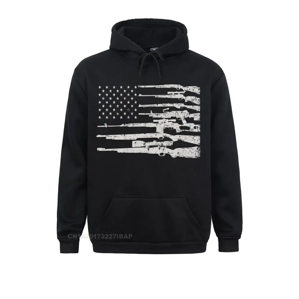 

Big American Flag With Machine Guns Hoodie Oversized Unique Sweatshirts Men Hoodies Outdoor Sportswears NEW YEAR DAY