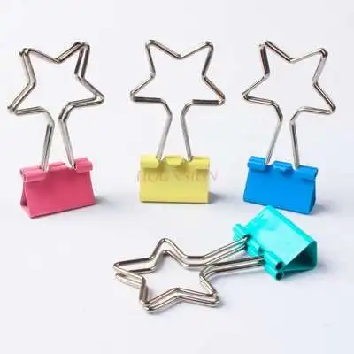 10 stücke neue Pentagramm Long Tail Clip niedlich Long Tail Clip Farbe Long Tail Clip geformt Long Tail Clip Office Clip