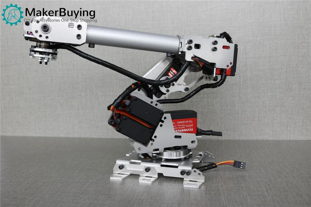 

Mechanical arm metal aluminum alloy industrial robot model six-axis robot 201 arduino