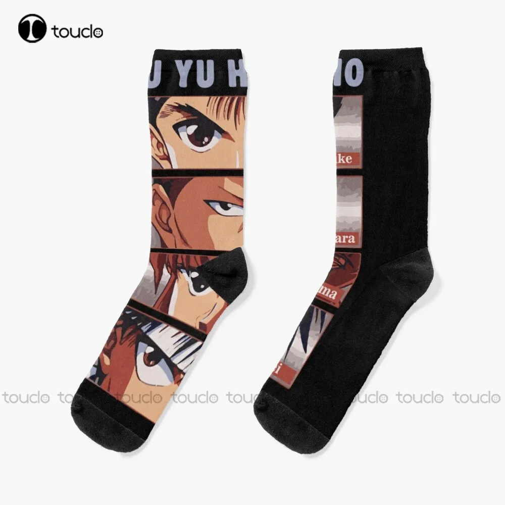 Hiei Eye Hakusho Art Yuyu Anime Gift For Fans Socks Socks Womens Personalized Custom Unisex Adult Teen Youth Socks Funny Sock