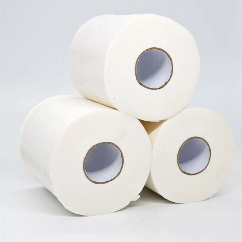 New 10 Rolls Toilet Paper Bulk Bath Tissue Bathroom White Soft 4 Ply 80g/Roll