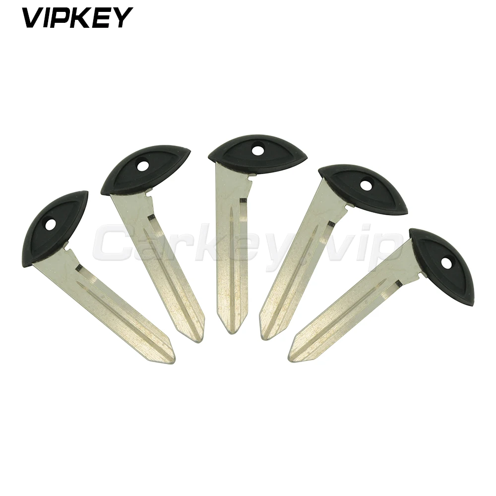 Remtekey 5pcs New Uncut Insert Blade Blank Valet Emergency Keyless Remote Prox Fobik For Chrysler 300 Jeep Cherokee Dodge Ram