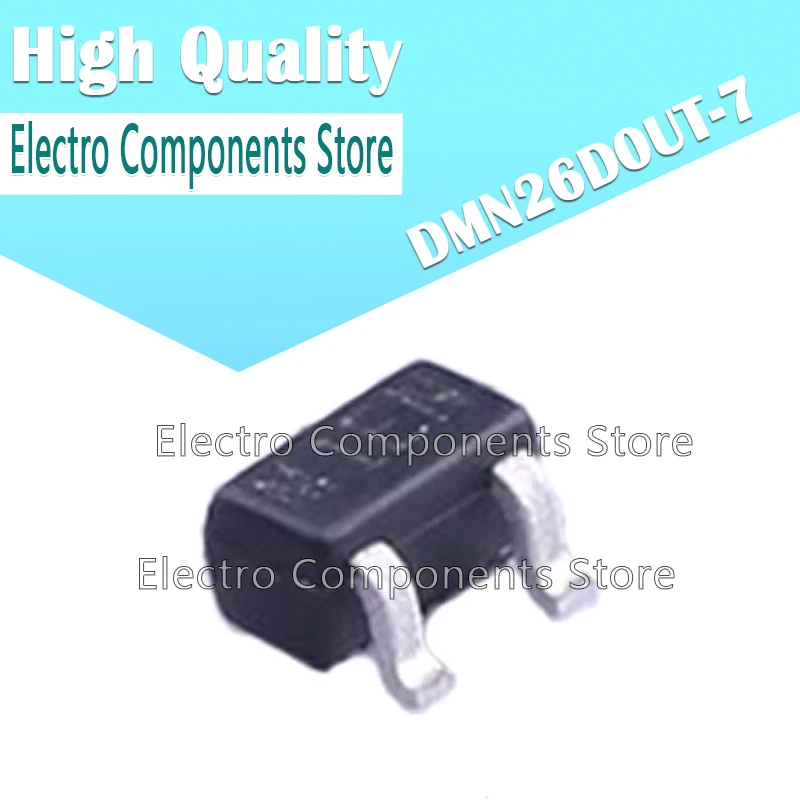 10PCS/Lot MOS FET DMN26D0UT-7 SMD SOT523 (Marking M1E) M1E MOS Field Effect Transistor