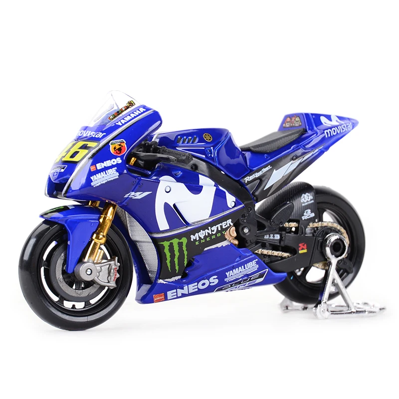 

Maisto 1:18 2018 GP Racing Yamaha YZR M1 Заводская гоночная команда 46 #25 # литой автомобиль Коллекционная модель мотоцикла игрушки