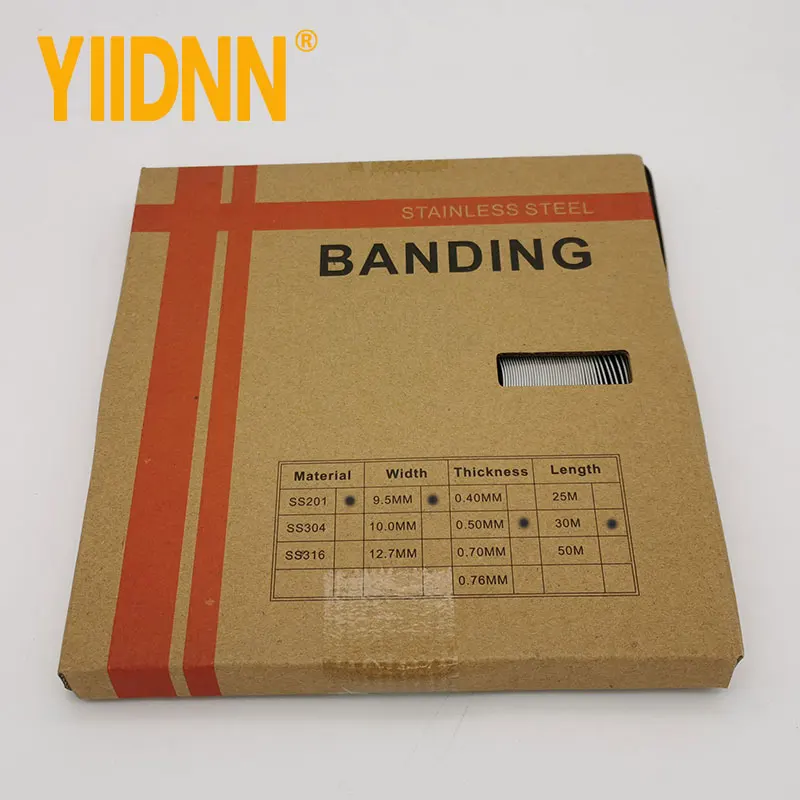 SUS201 Stainless Steel Banding Coil Strapping, Tensioning 3/8