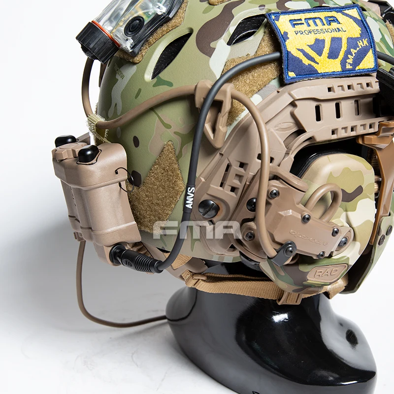 FMA Taktischer Helm NVG IR Infrarot-Stroboskop Funktionsfähiges PVS31 IR-Batteriegehäuse mit Standard-Kopfkabel / L-Typ-Kopfkabel – Detail 14