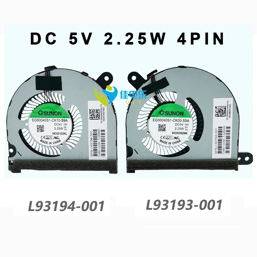 Ordinateur Portable CPU GPU Refroidissement GérFor HP Pour ENVY X360 15M-ED 15-EE 15M-EE TPN-C149 LCau193 L93194-001 EG50040l's Refroidisseur religions
