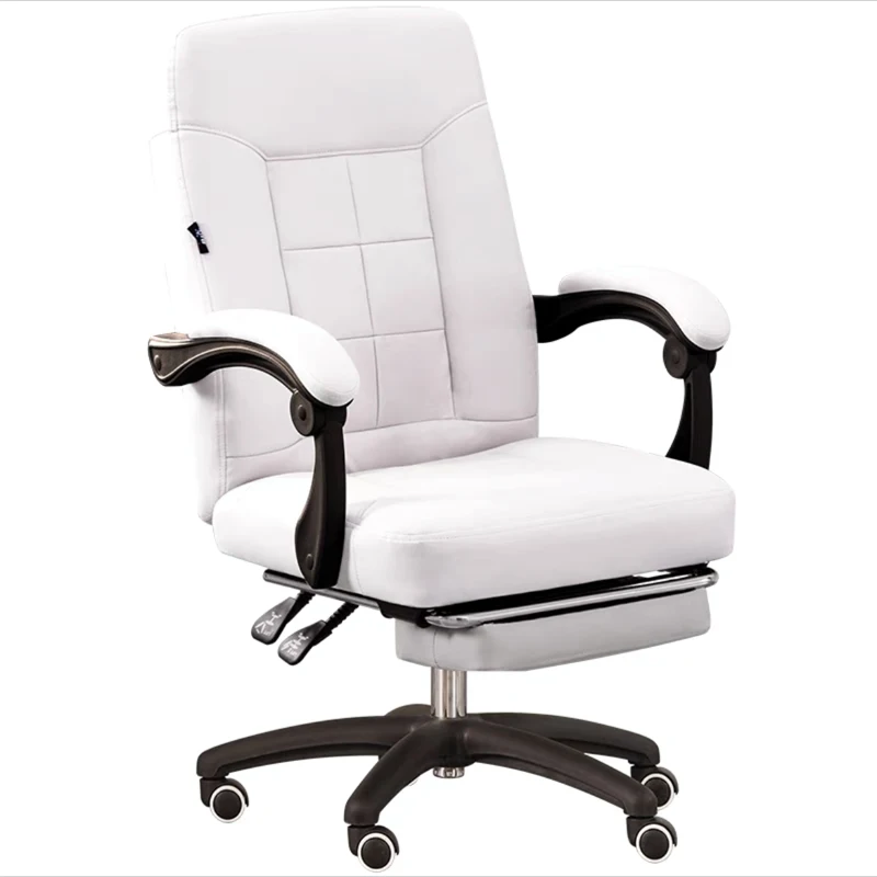 WCG Computer Gaming Chair Reclining Armchair with Footrest Internet Cafe Chair Office Furniture Students Dormitory Study Chair