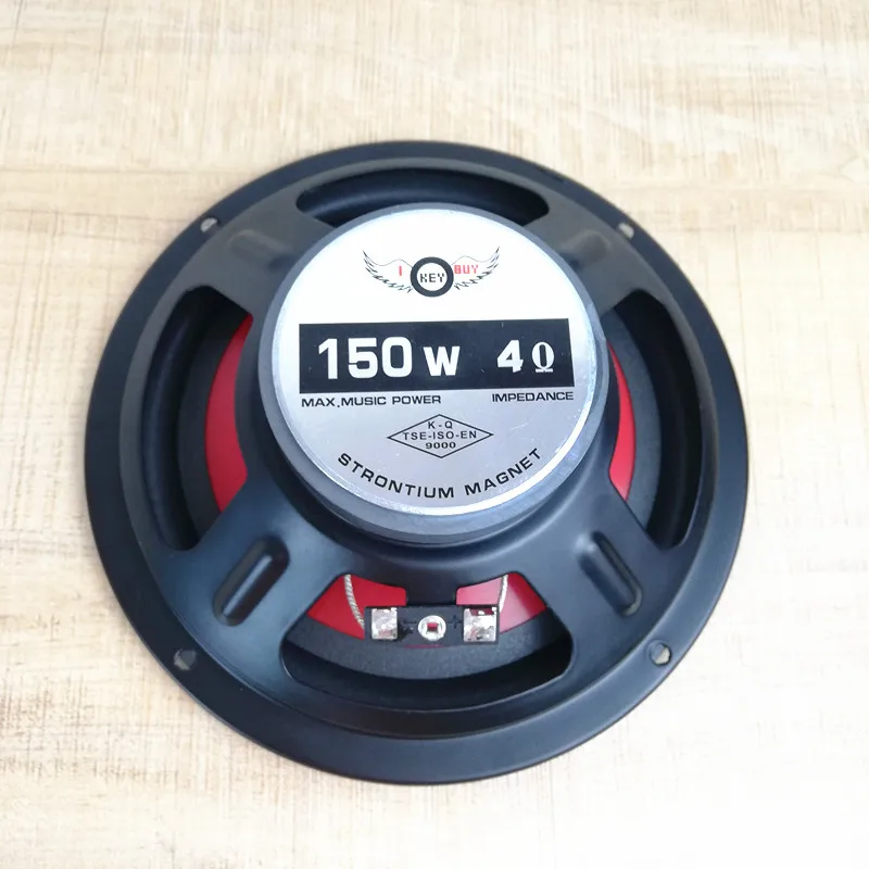 1pc 6 Inch Car Audio Box Mid Range динамики в машину 4 Ohm 30W 165mm Waterproof Polyplastic Red Cone Foam Edge Speaker Midrange