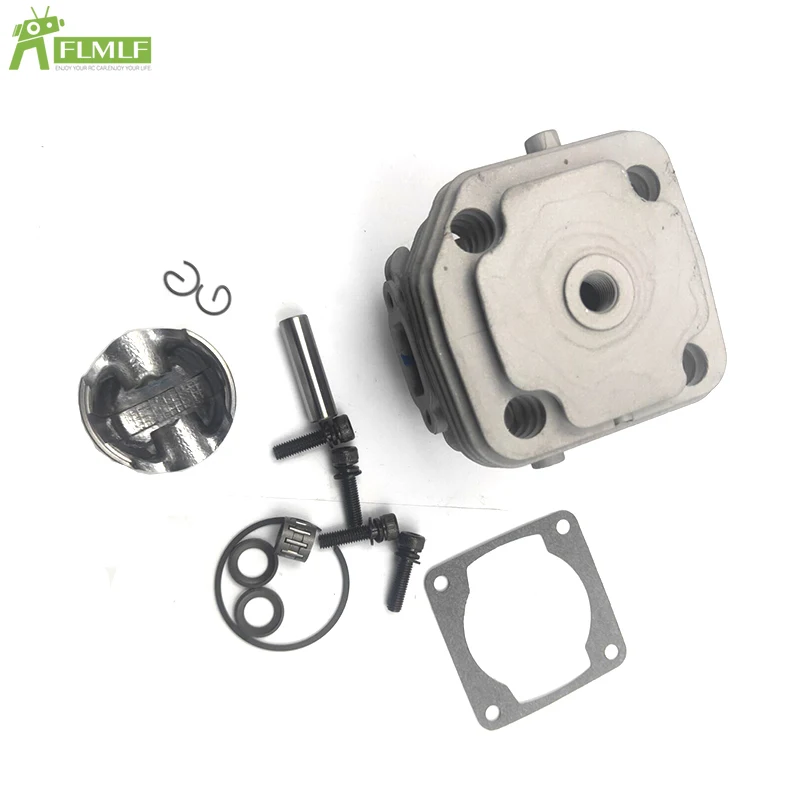 4 Bolt 36cc Scale Gas Engine Cylinder Piston Kit Fit for 1/5 HPI ROFUN Rovan BAJA 5B RC CAR Parts